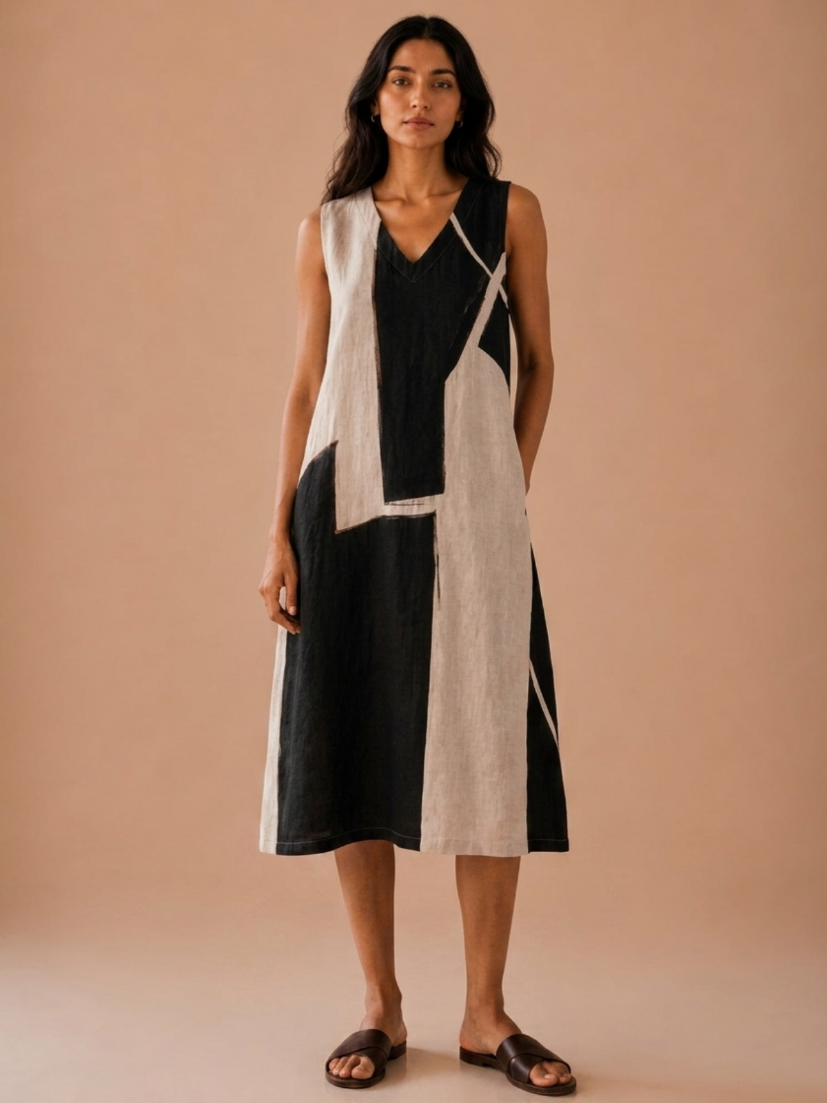 Monochrome Muse Dress