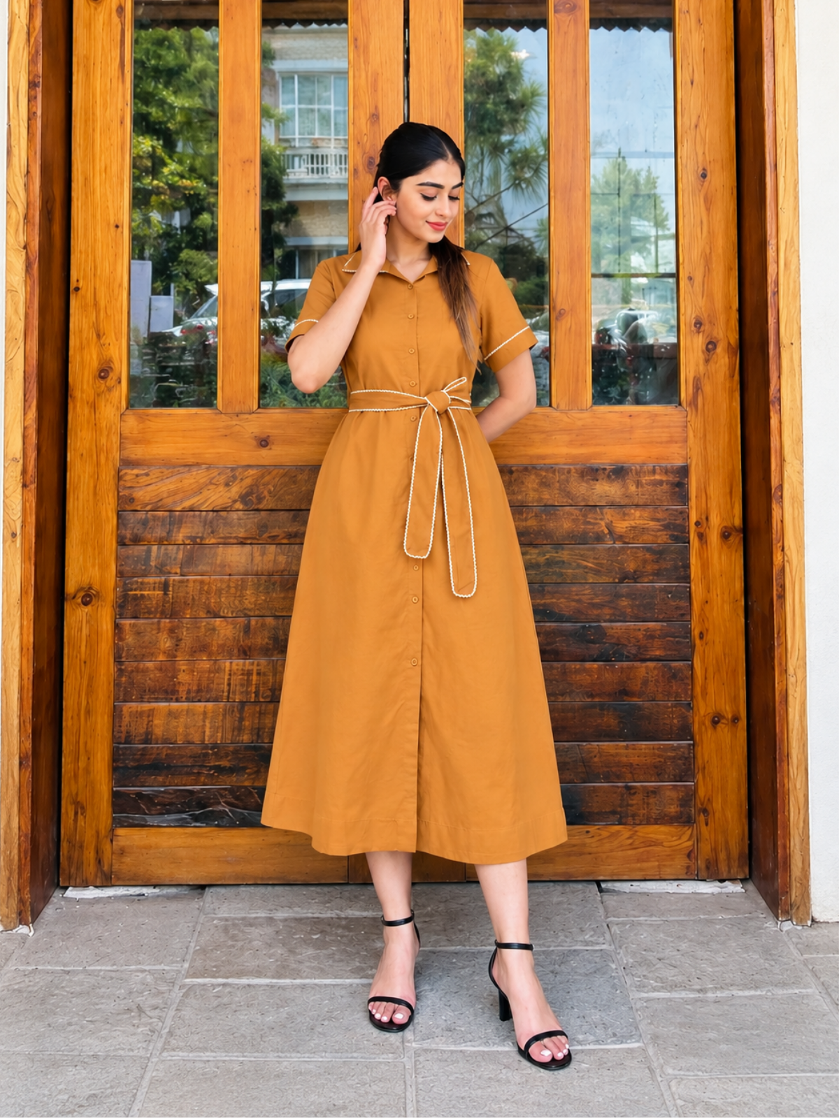 Sunlit Crochet Dress