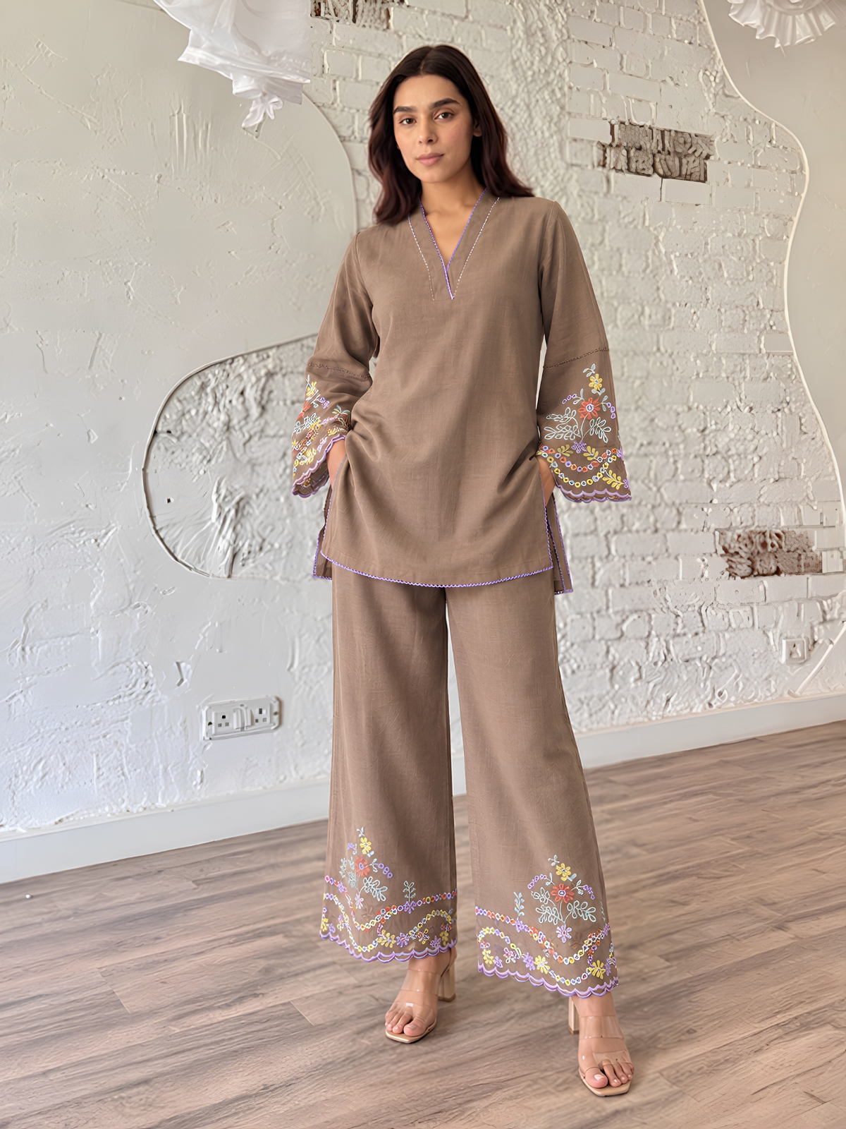 Cocoa Bloom Coord Set