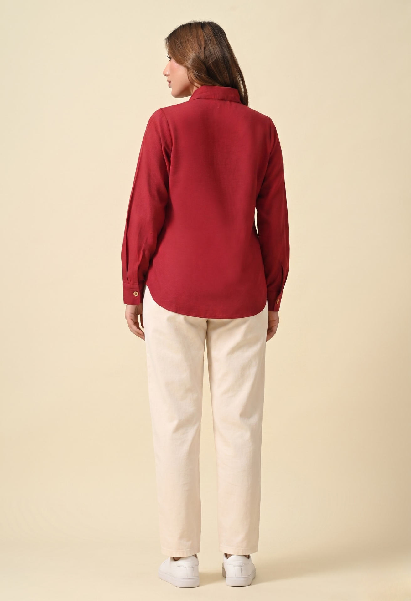 Maroon Muse Patch Shirt