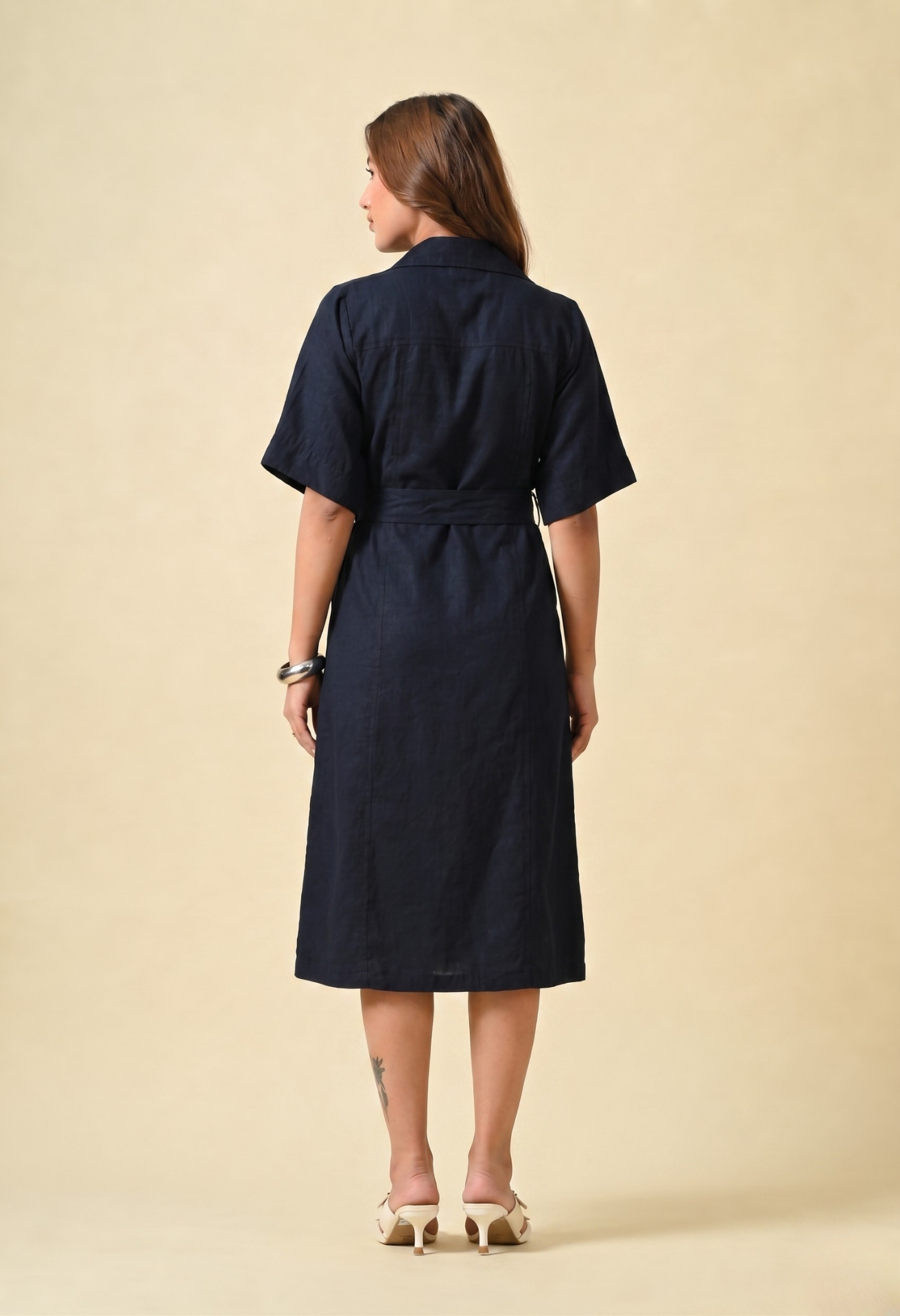 Midnight Muse Belted Dress