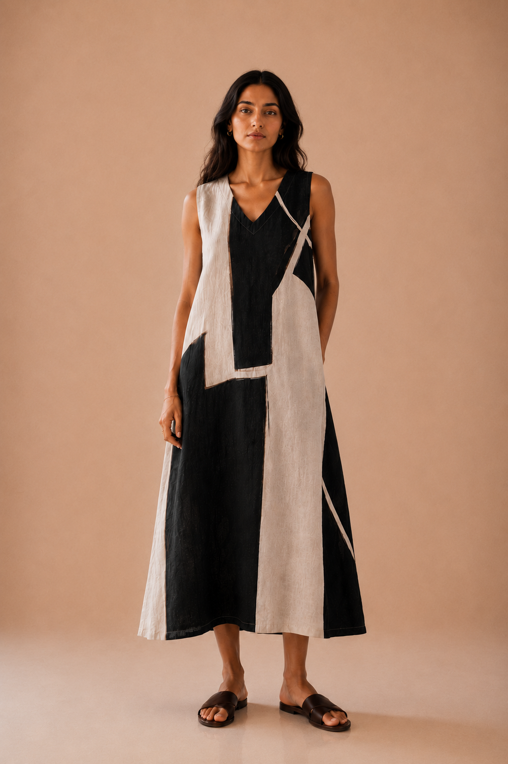 Monochrome Muse Dress