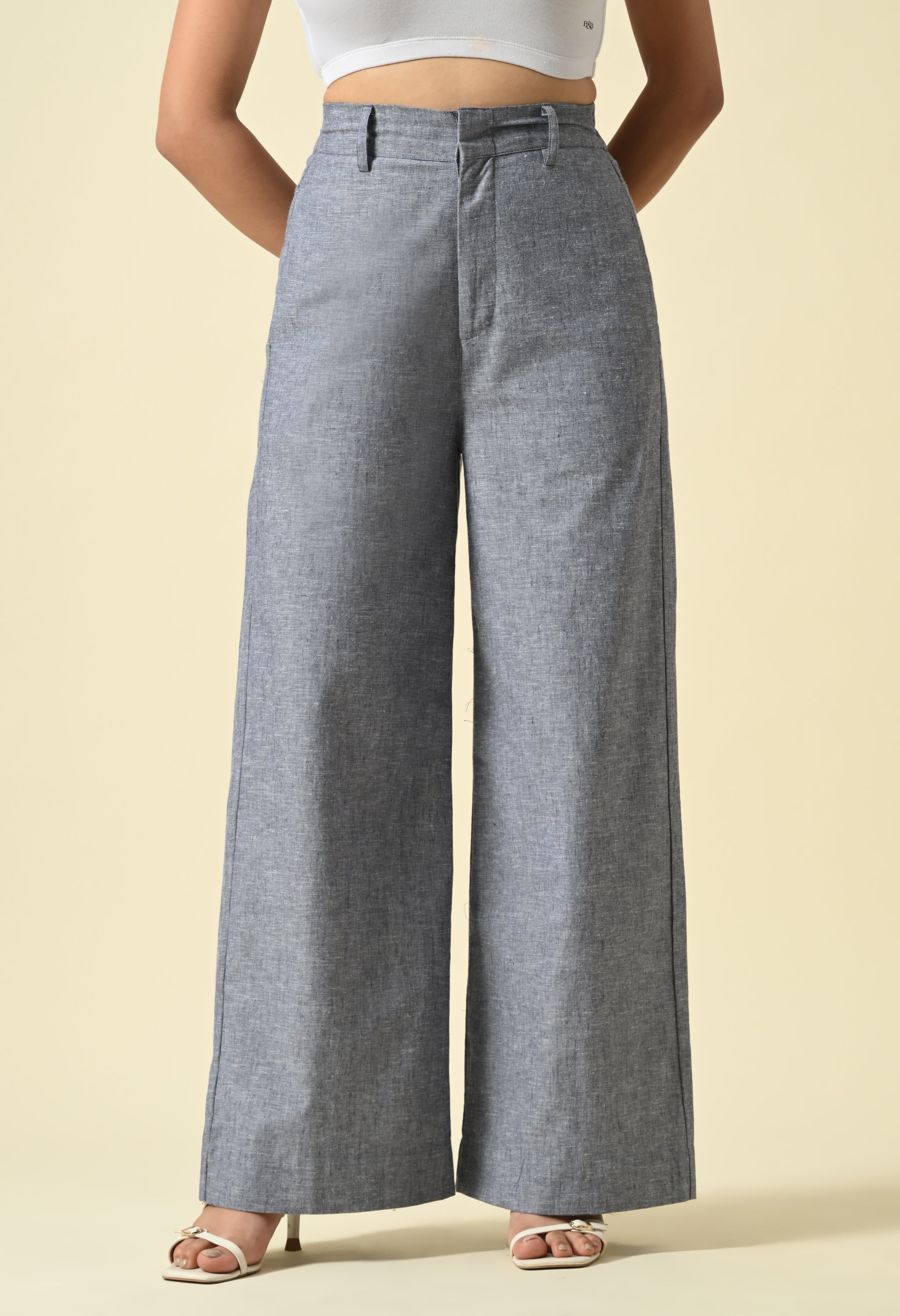 Ivory Gauze Linen Top