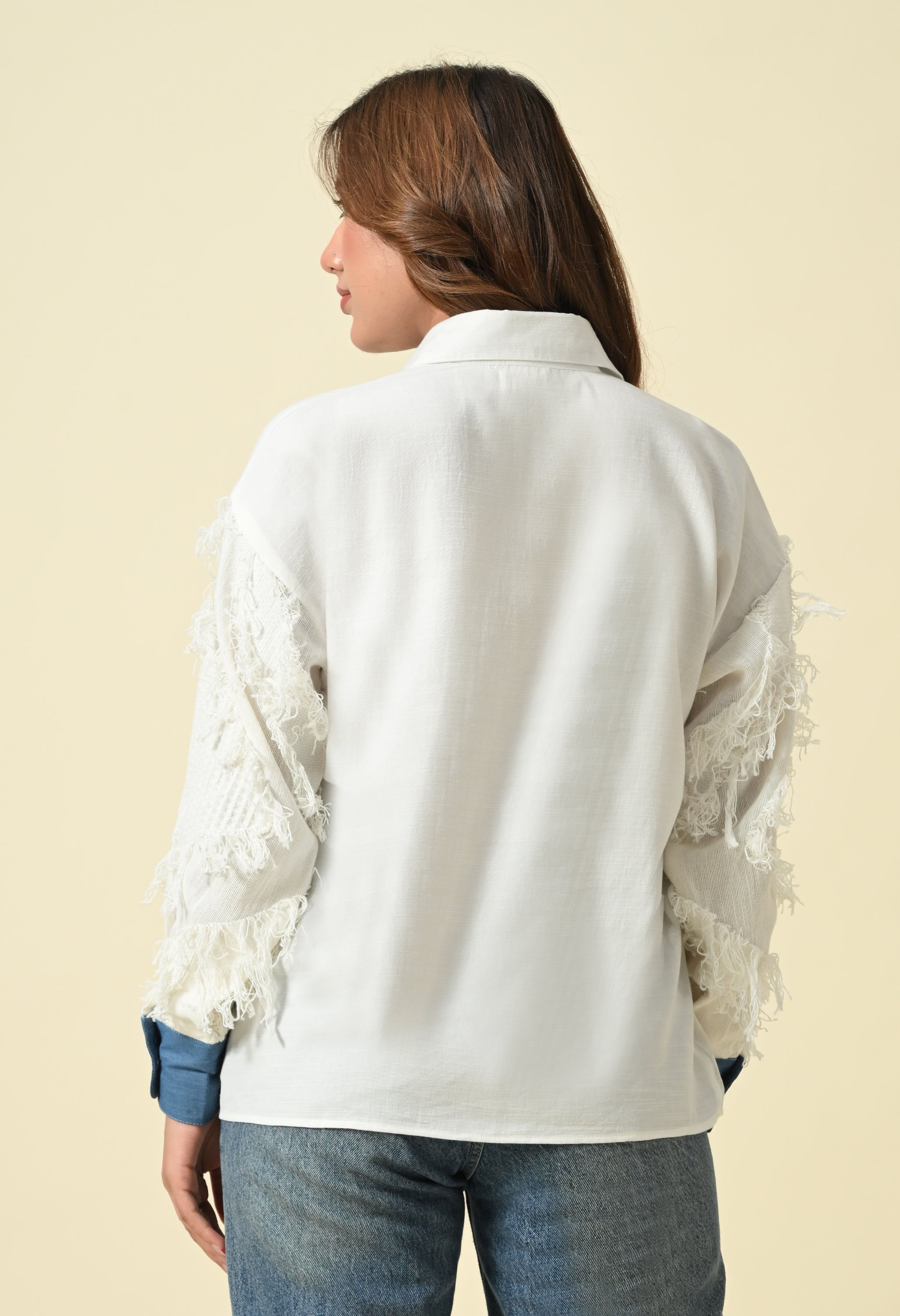Denim Patchwork Shirt