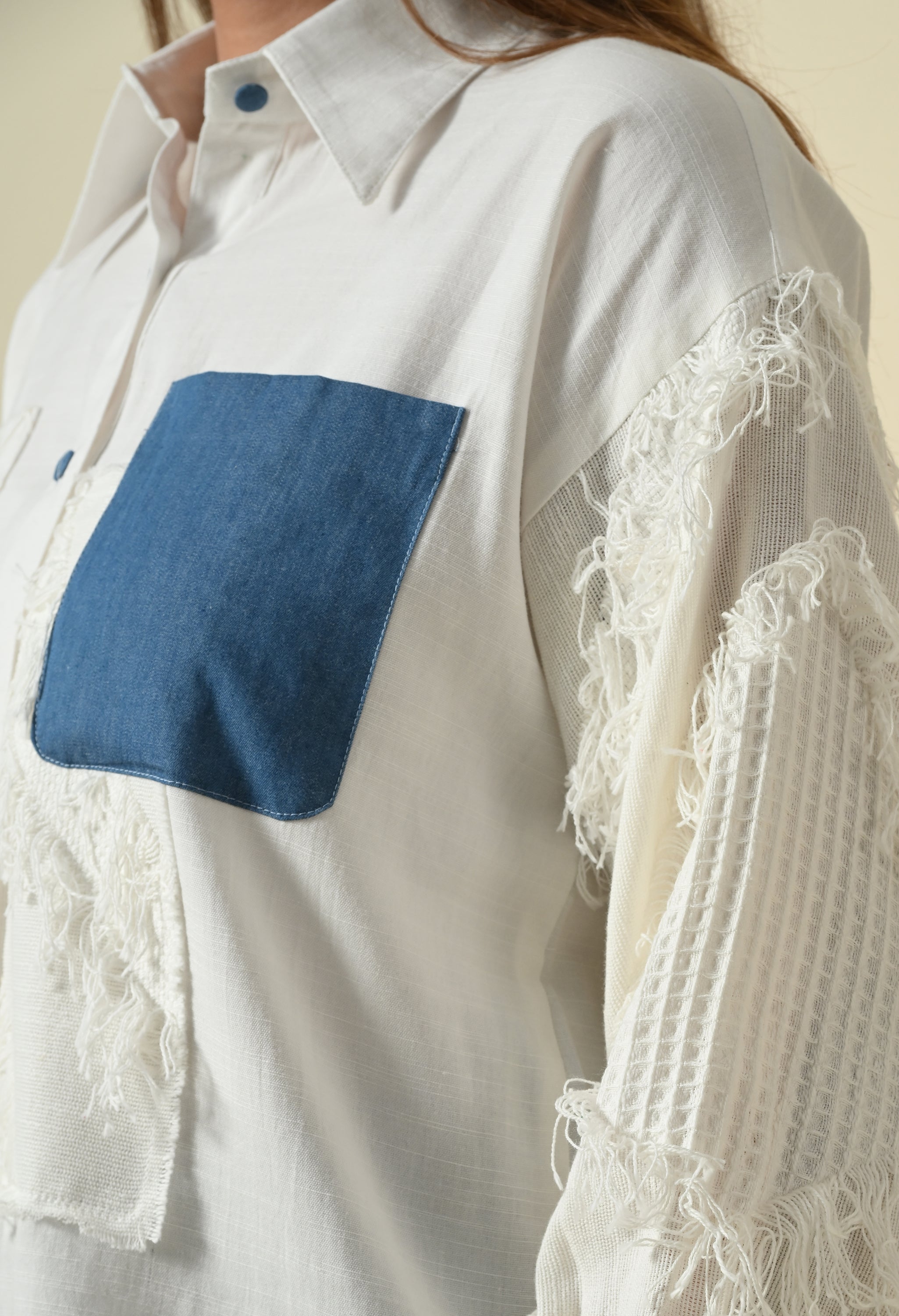 Denim Patchwork Shirt