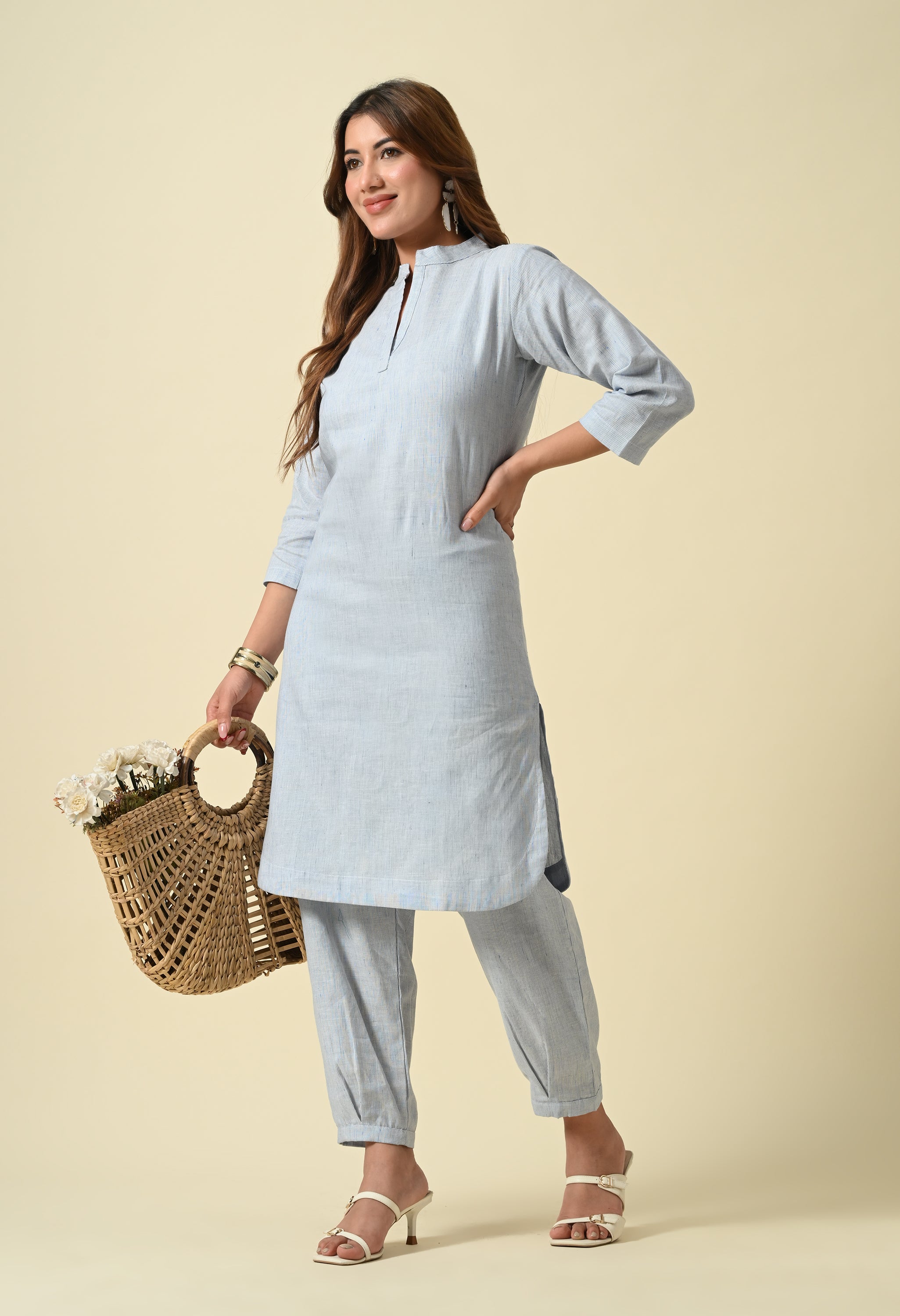 Mist Linen Co-ord Set