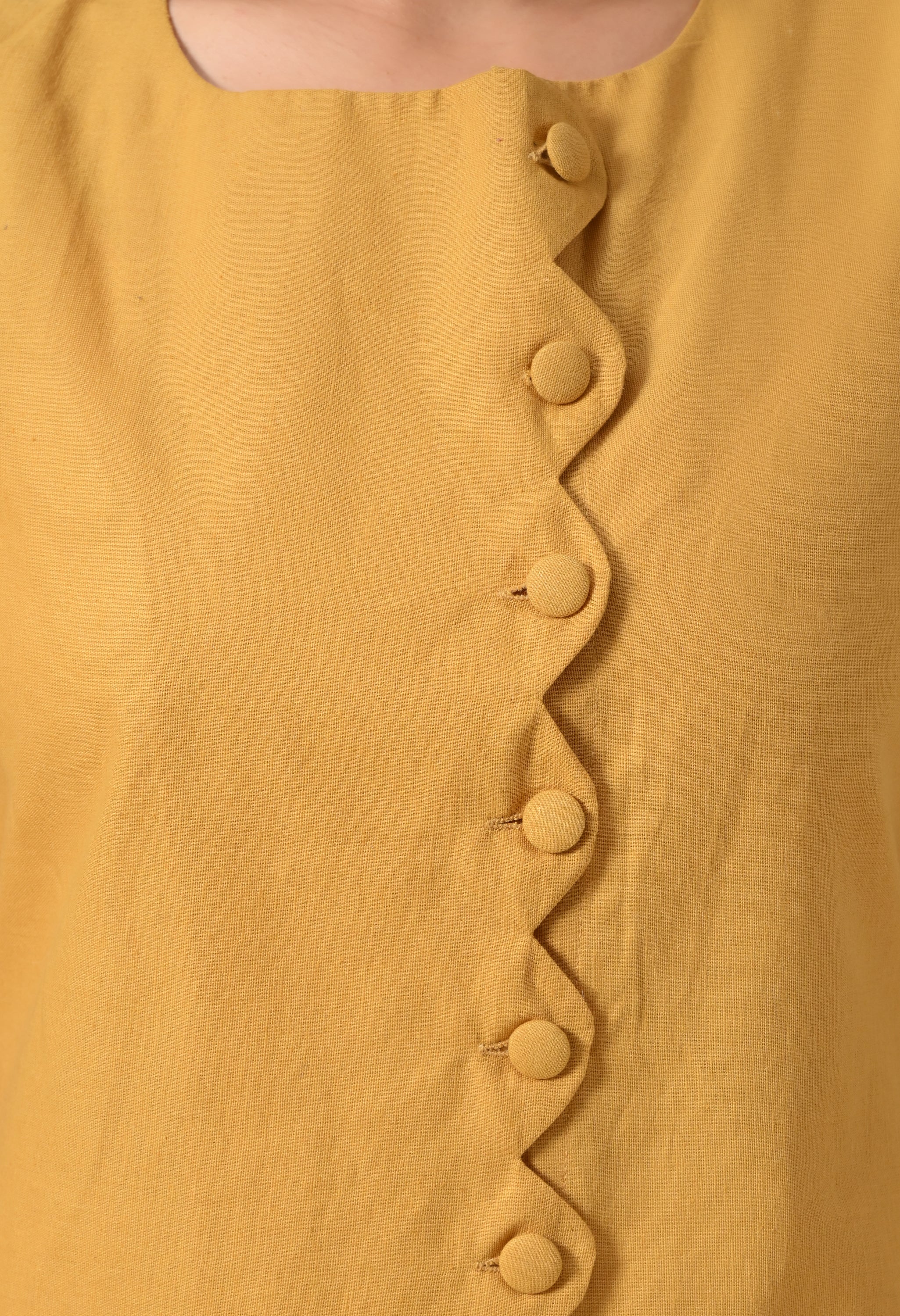 Golden Hour Button Dress